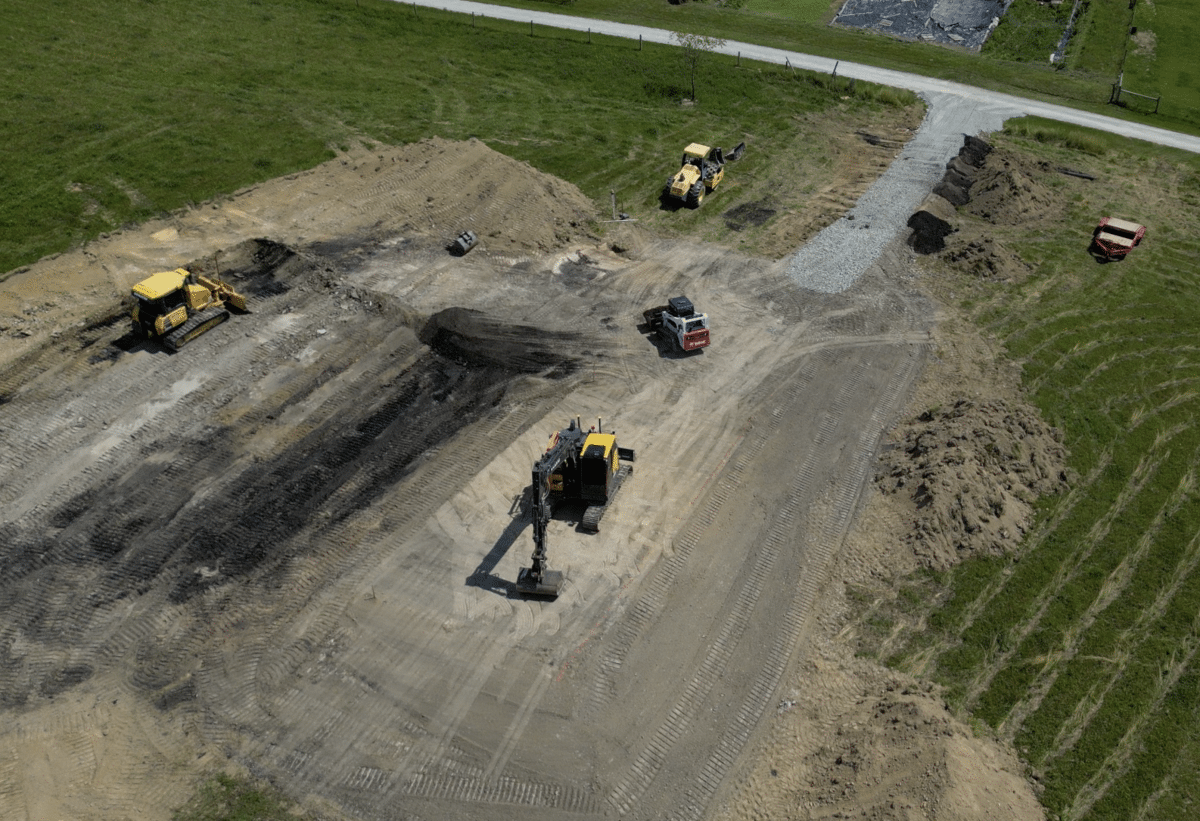 Driveway and Pad